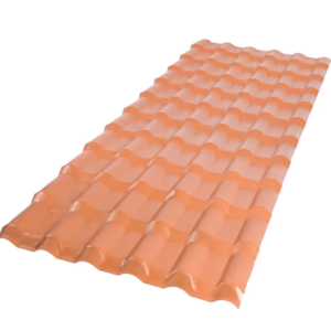 Telha Pvc Afort Terracota 6 Ondas 2,42m X 0,88m