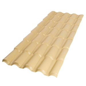 Telha Afort Colonial Pvc Marfim 2,30m X 0,86m